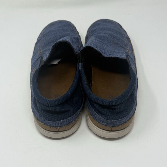 Crocs Santa Cruz Playa Shoes Mens 12 Blue Denim Brown Slip On Loafers Comfort main image 6